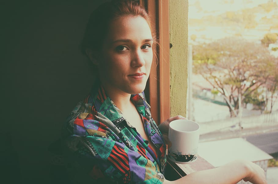 home, coffee, dream, color, sometimes, girl, woman, beautiful