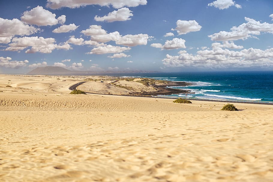 seashore, land, sand, sky, beach, water, scenics - nature, cloud - sky HD wallpaper