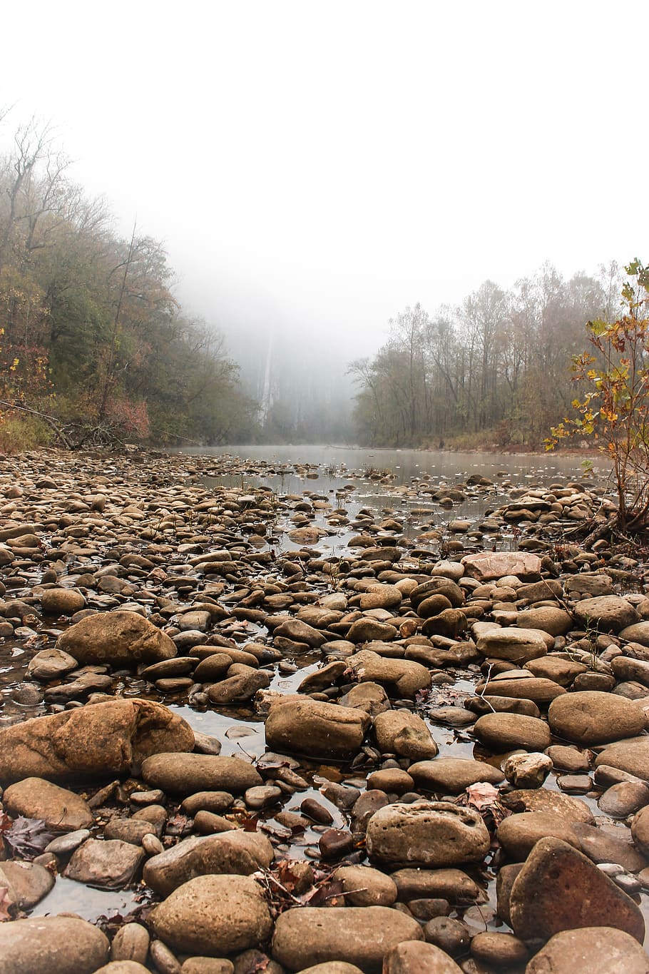 HD Wallpaper United States Arkansas Stream Stones Hiking Camping 