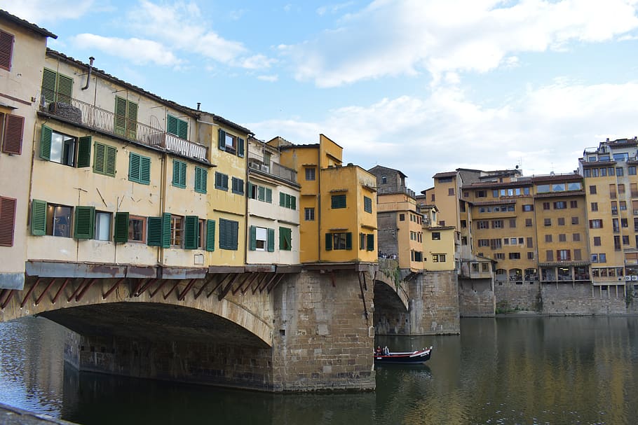 florence, tuscany, river, architecture, italy, travel, europe HD wallpaper