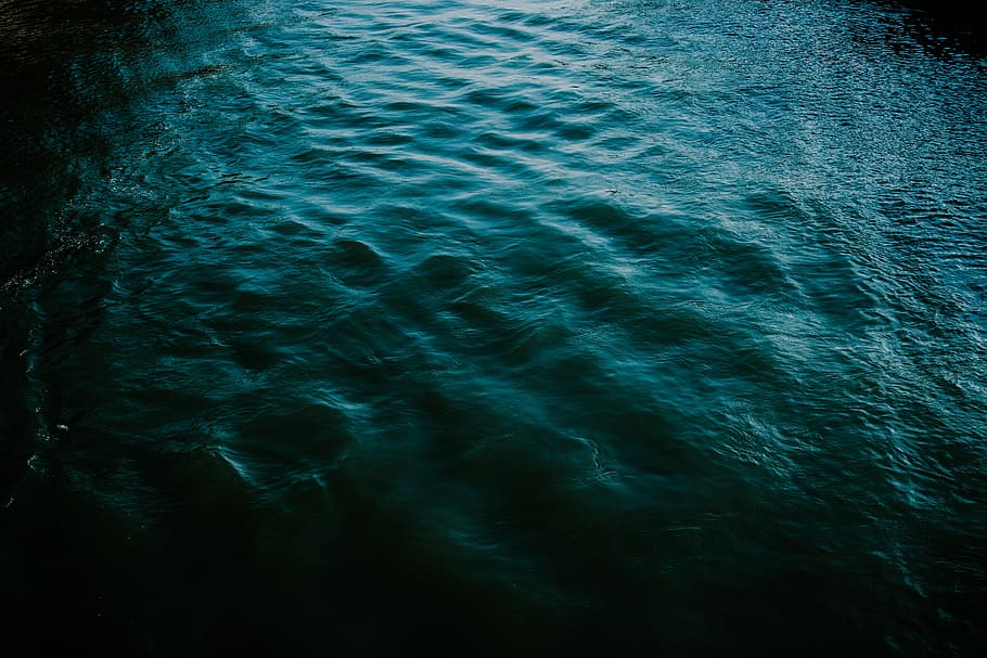 Close-up Photo of Body of Water, blue, clean, color, dark, light HD wallpaper