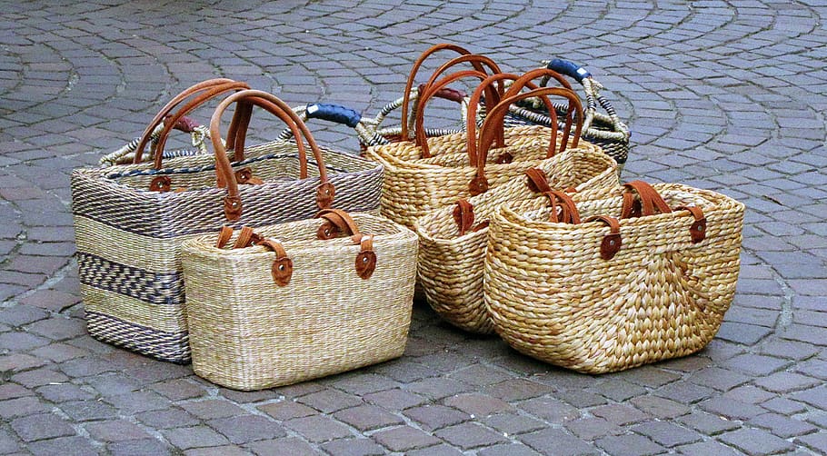 handbag, accessory, accessories, basket, shopping basket, walkway HD wallpaper