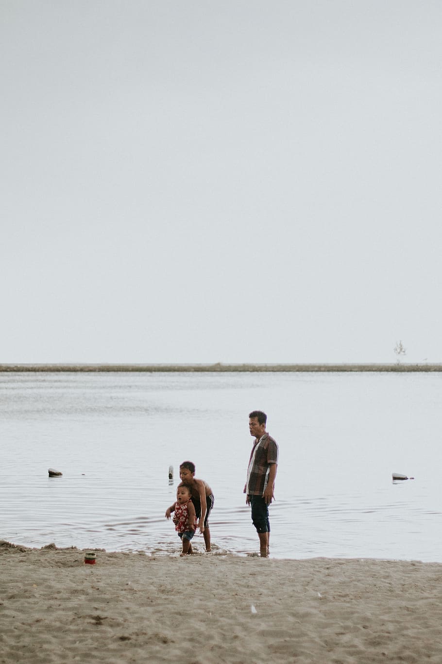 HD wallpaper: indonesia, dufan, beach, sea, people, kid, happy, play ...