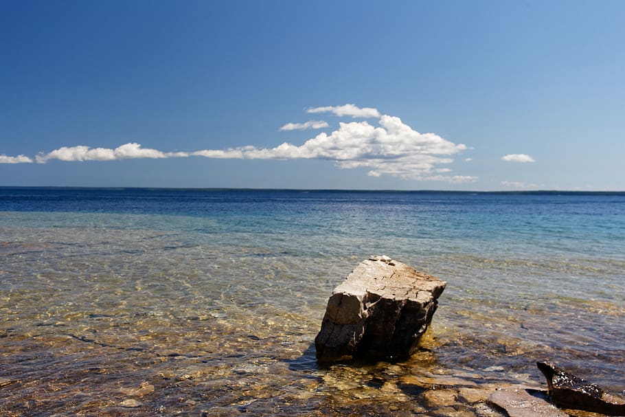 canada, tobermory, water, sky, sea, scenics - nature, tranquility HD wallpaper