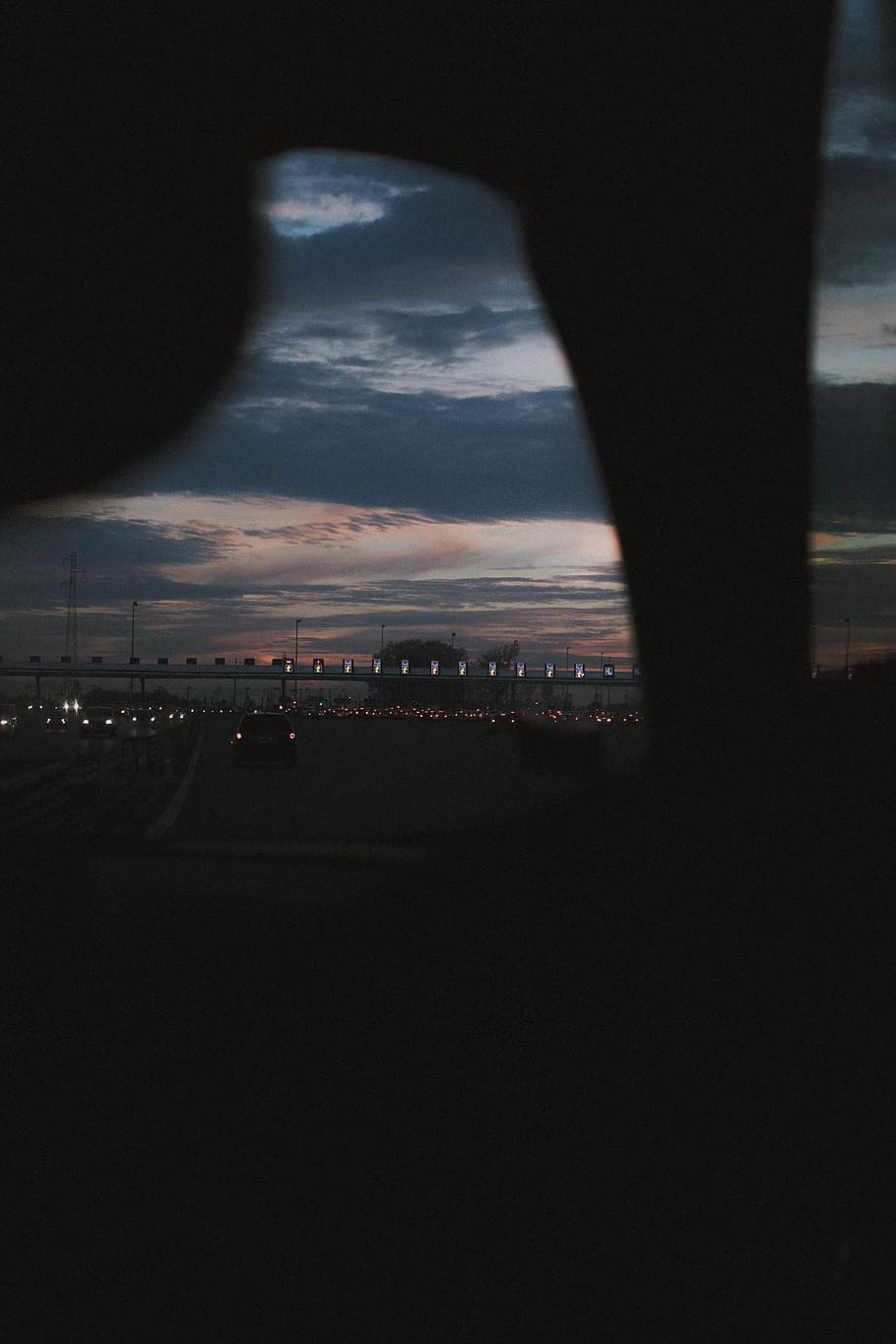 highway, sky, cloud, night, travel, light, wallpaper, cloud - sky HD wallpaper