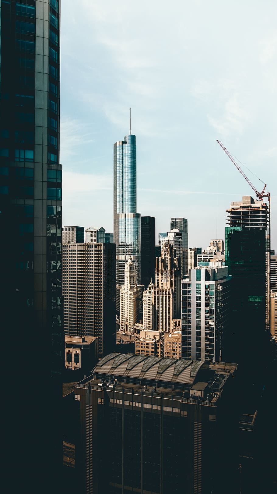 architecture, building, infrastructure, blue, sky, skyscraper HD wallpaper