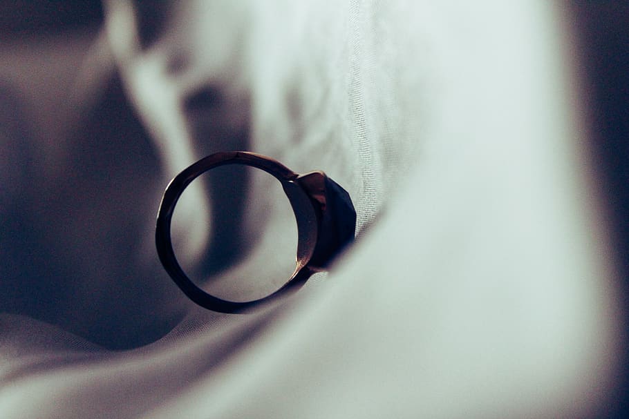gold-colored ring, glasses, close-up, eyeglasses, no people, indoors HD wallpaper