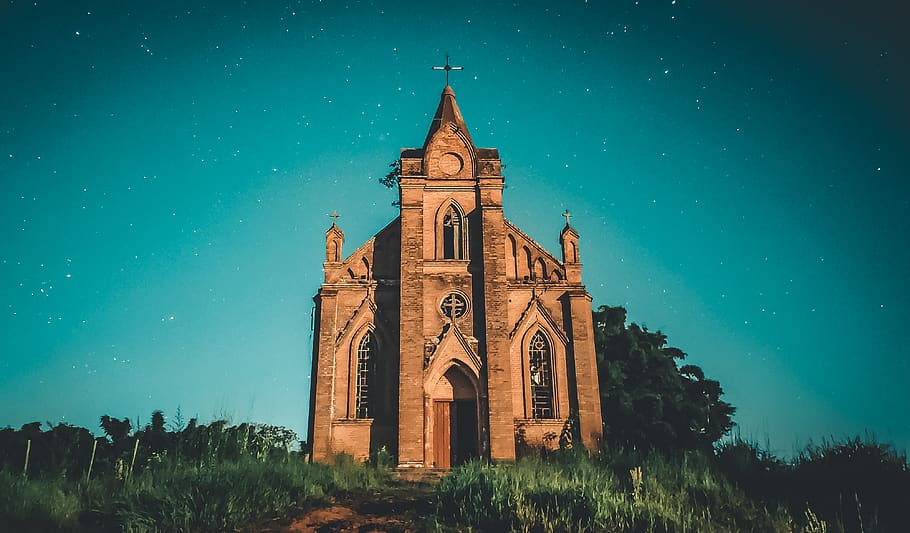 tower, steeple, architecture, spire, building, church, brazil HD wallpaper