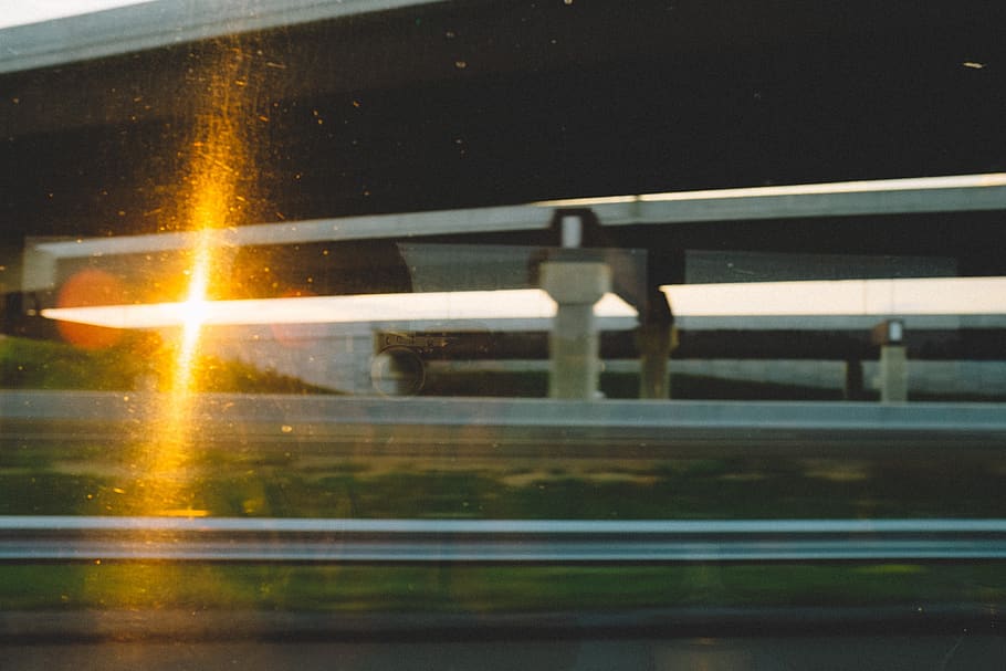 highway, sunlight, window, glass - material, transportation HD wallpaper