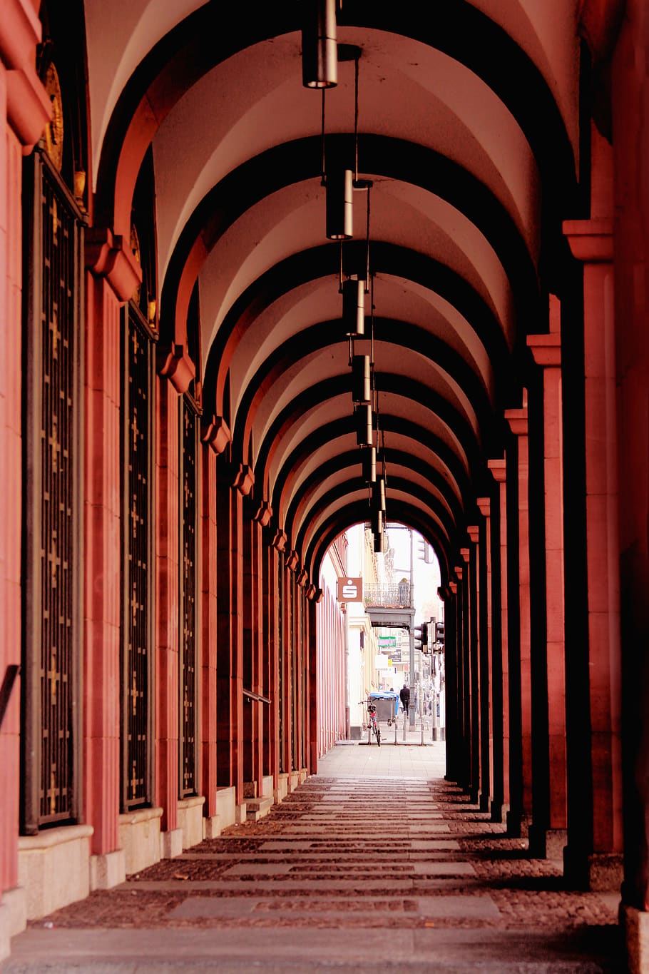 corridor, architecture, building, floor, human, person, flooring HD wallpaper