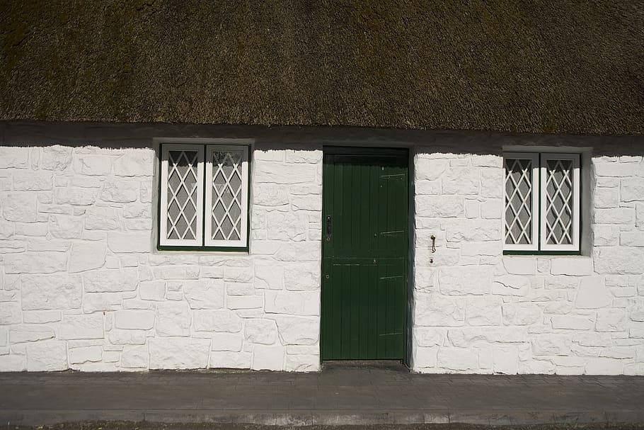 thatch, cottage, architecture, thatched, old, house, straw HD wallpaper