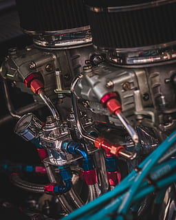 two gray engines with filters, machine, motor, camera, electronics HD wallpaper