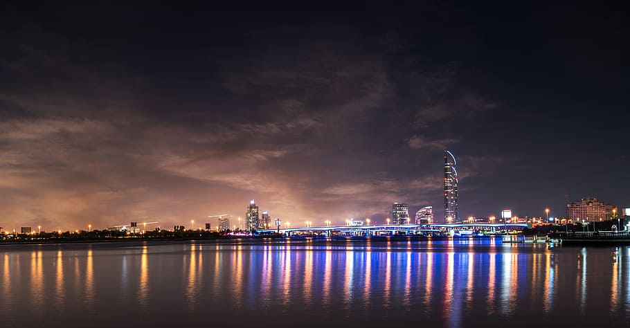 sea, water, deep, building, infrastructure, architecture, ocean HD wallpaper