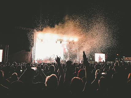 concert, night, time, lights, fun, party, drinks, music, tv HD wallpaper