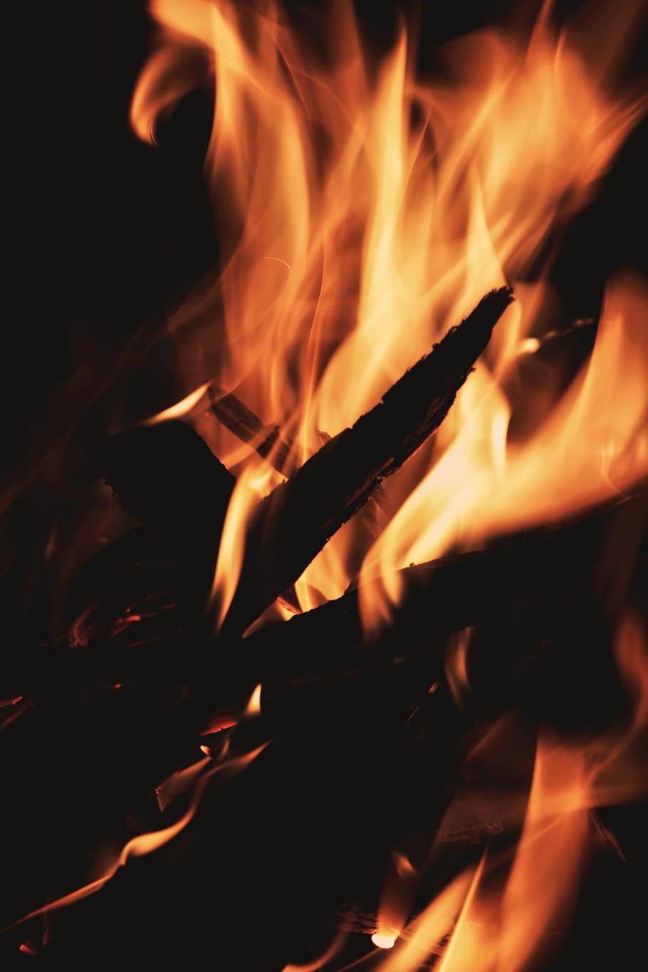 flame, bonfire, person, human, fires, red, color, patterns HD wallpaper