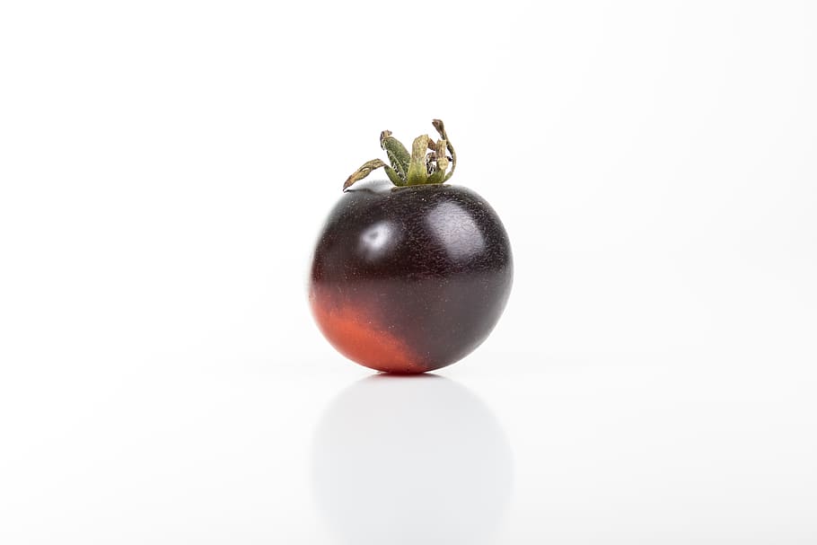 black and red fruit, vegetable, food, tomato, plant, flora, produce HD wallpaper