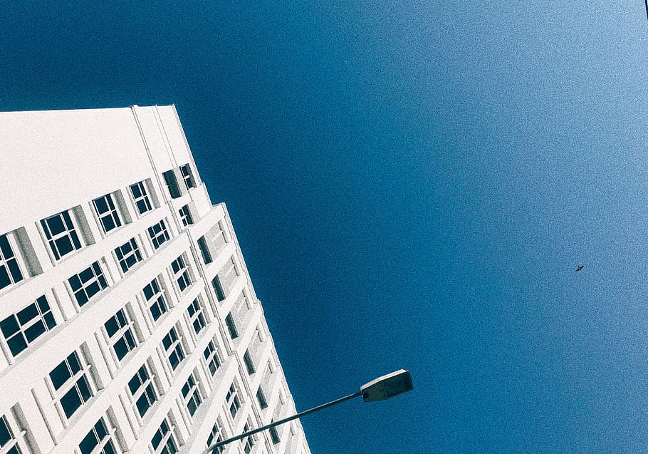 sky, clear sky, building exterior, blue, architecture, built structure HD wallpaper