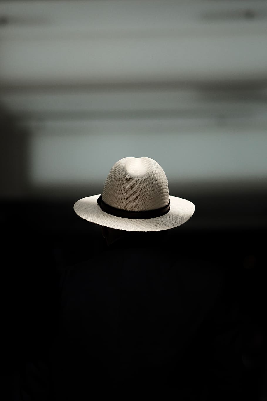 people, dark, room, hat, cap, indoors, lighting equipment, no people HD wallpaper