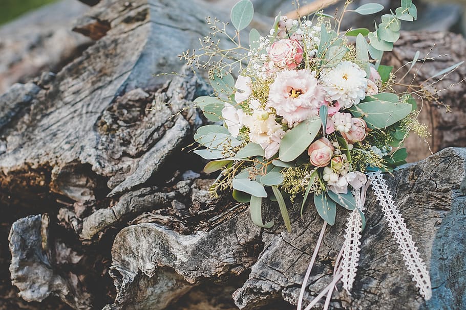 flower, wood, forest, fly, wedding, couple, marcsporys, photholics HD wallpaper