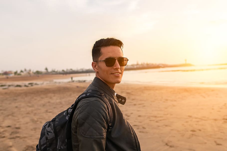 Man Wearing Sunglasses, casual, facial expression, fine-looking HD wallpaper