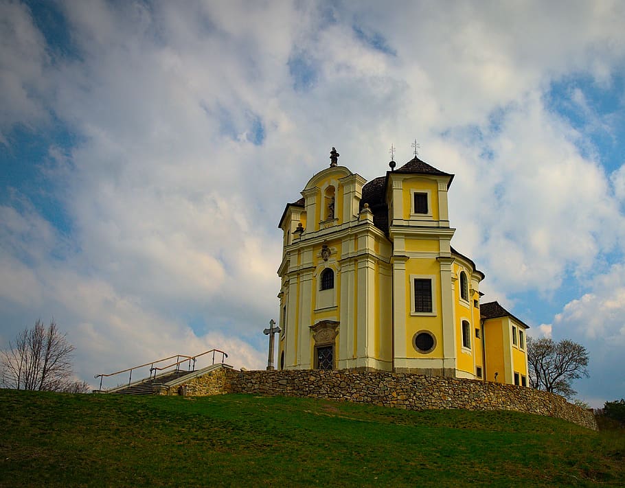 architecture, monument, building, baroque, church, old, memorial HD wallpaper