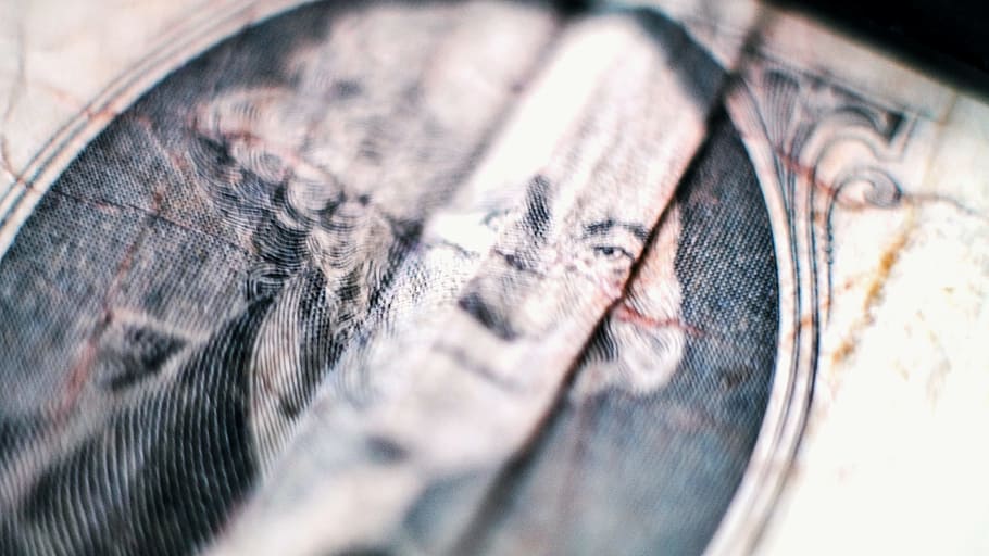 dollar, note, money, finance, close up, selective focus, close-up HD wallpaper