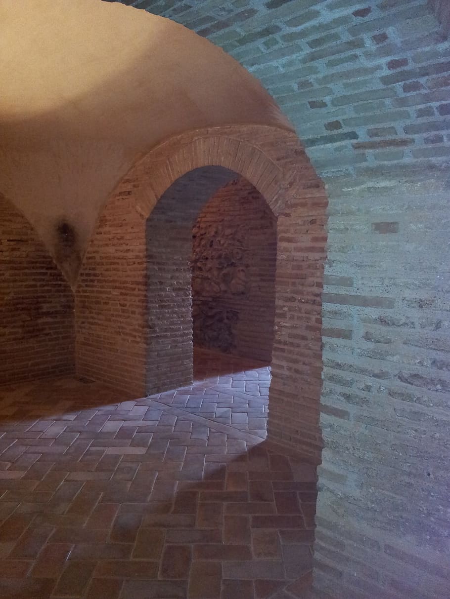 architecture, wood, floor, wall, chapel, brick, temple, crypt HD wallpaper