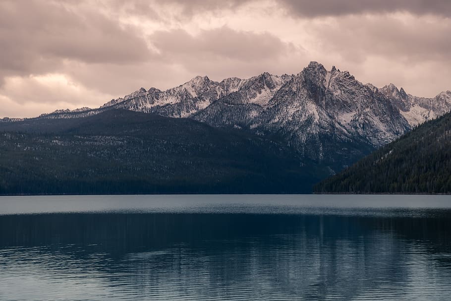 Landscape Photography of Mountain Alps Near Body of Water, environment HD wallpaper