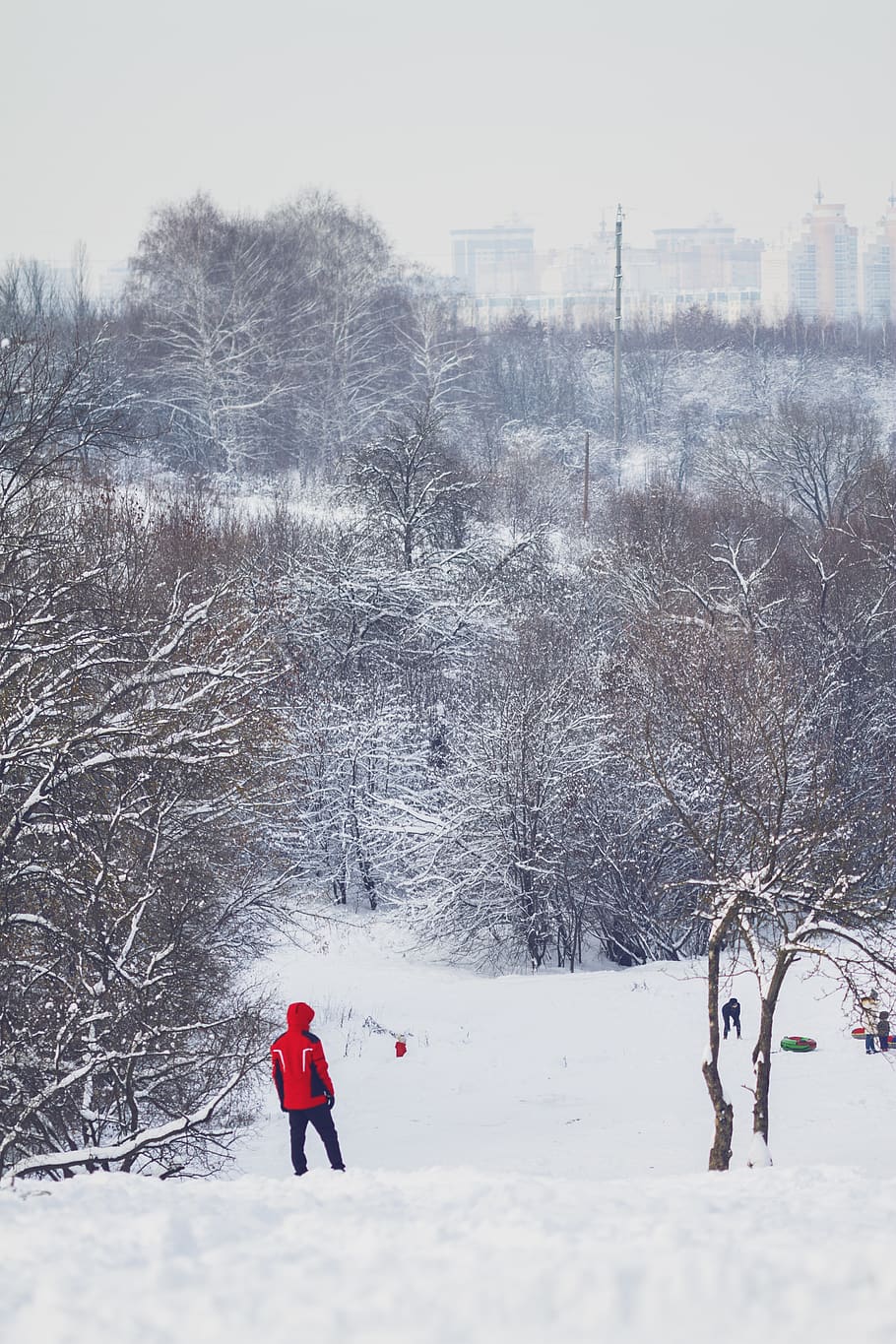 people at snowfield, human, person, nature, winter, blizzard HD wallpaper