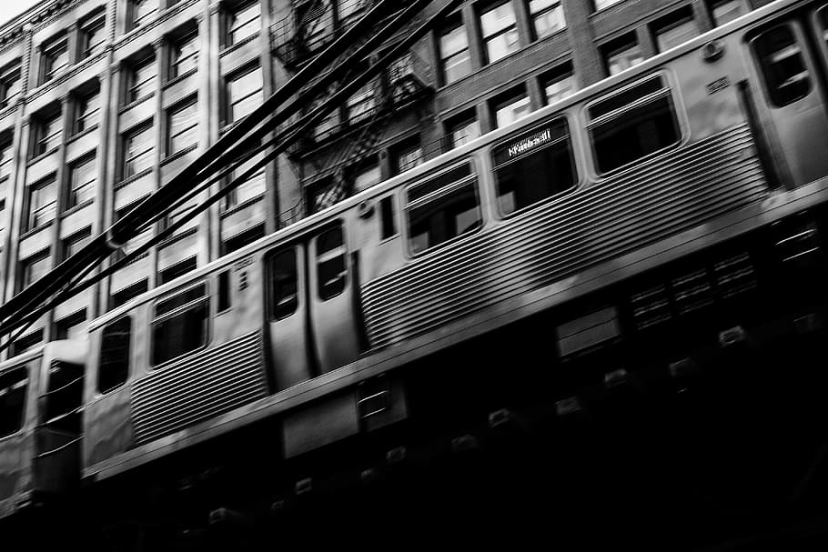 Blurred train, abstract, background, business, fast, metro, motion HD wallpaper