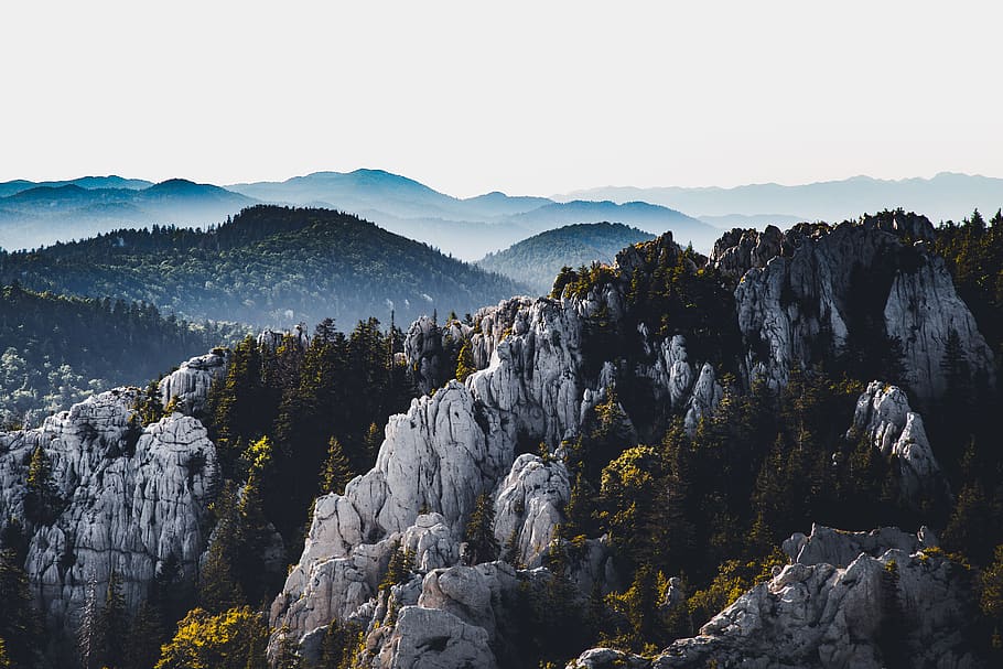 mountain range view, beauty in nature, scenics - nature, tranquil scene HD wallpaper