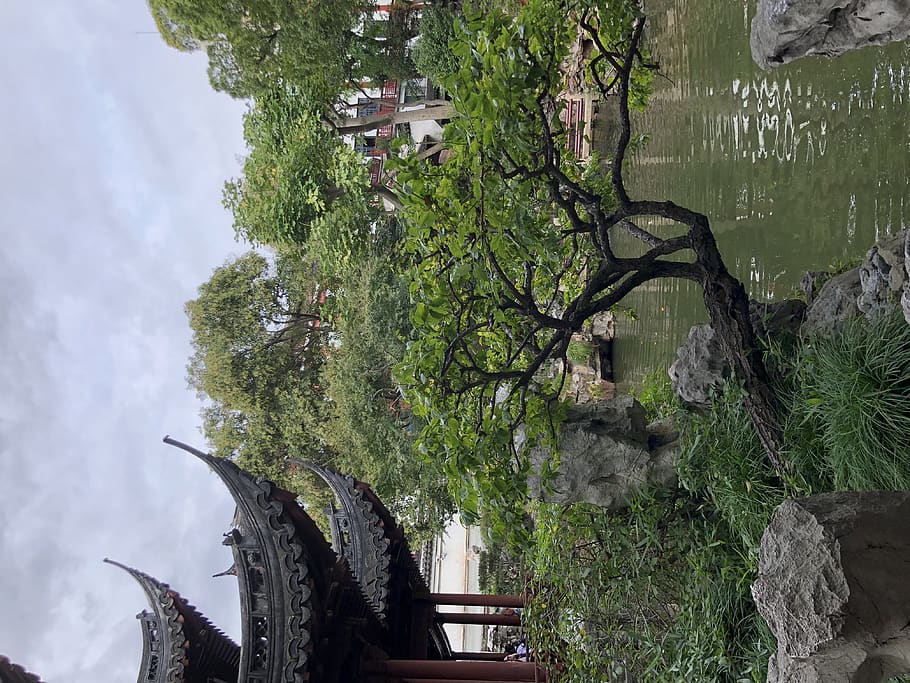 pagoda, temple, building, architecture, shrine, worship, 115-131 yuyuan old st HD wallpaper