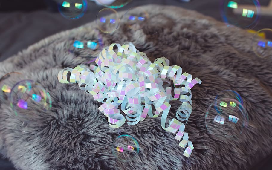 bubbles floating near rug, bling, jewelry, ornament, paper, art HD wallpaper