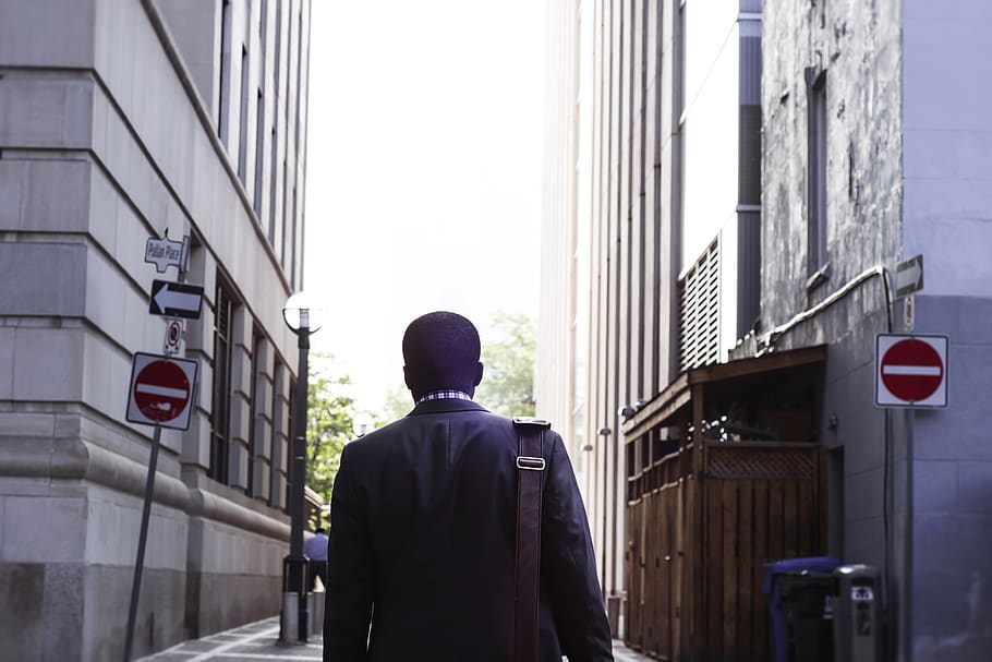 canada, toronto, morning, light, tall buildings, men's fashion HD wallpaper