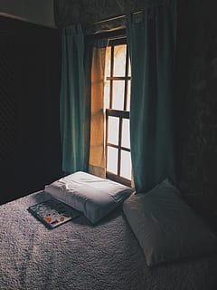 white pillows, furniture, bed, flooring, bedroom, indoors, interior design HD wallpaper