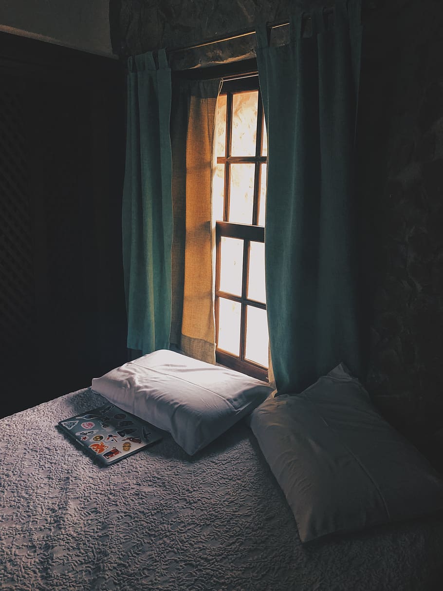 white pillows, furniture, bed, flooring, bedroom, indoors, interior design, HD wallpaper