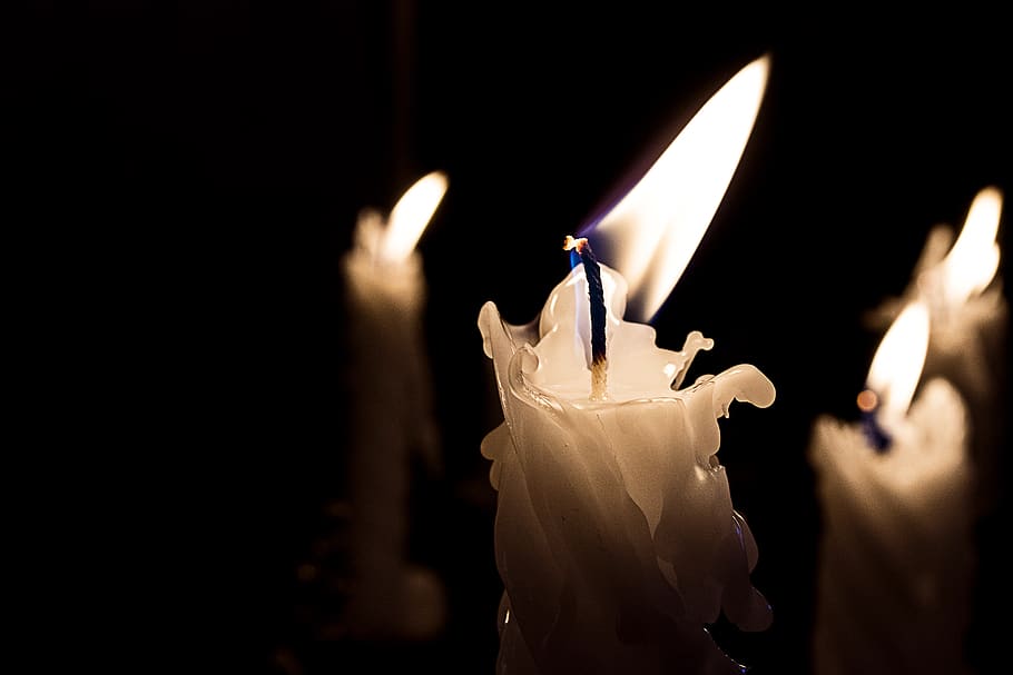 ecuador, quito, light, candle, flame, burning, fire, heat - temperature HD wallpaper