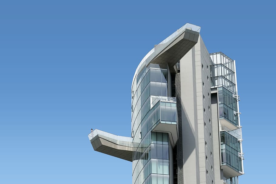 arch, architecture, balcony, sky, clear sky, building exterior HD wallpaper