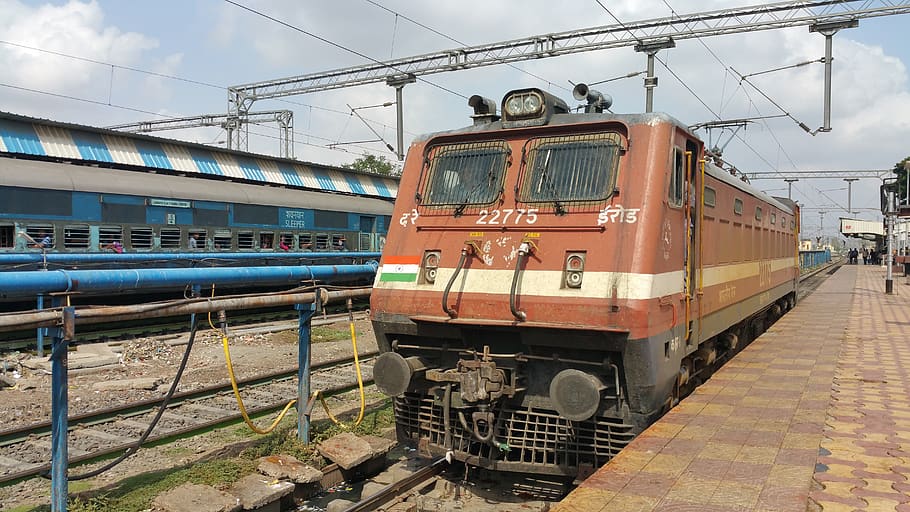 india, daund, wap$, locomotive, railways, rail transportation, HD wallpaper