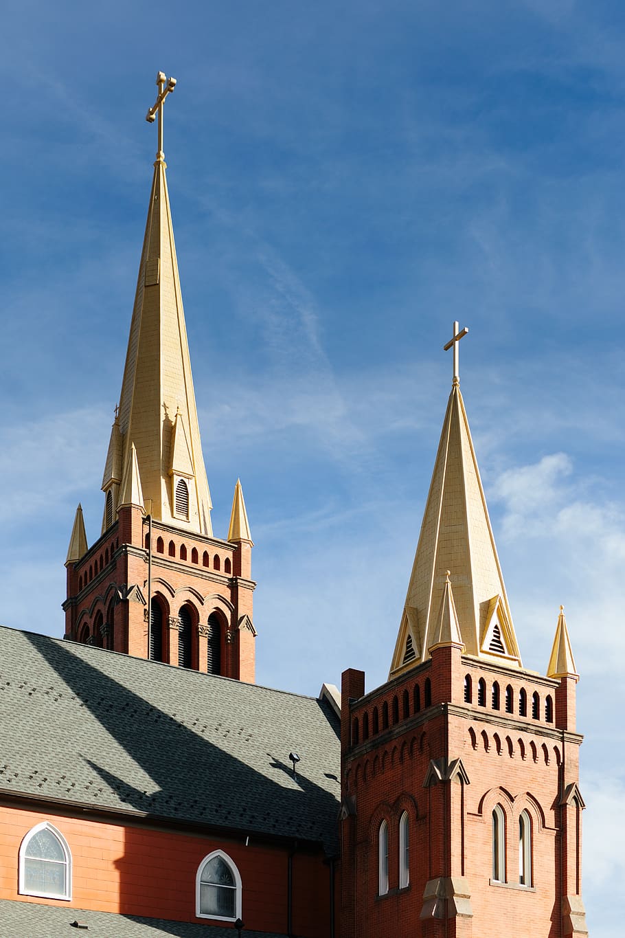 building, spire, steeple, tower, architecture, church, cathedral HD wallpaper
