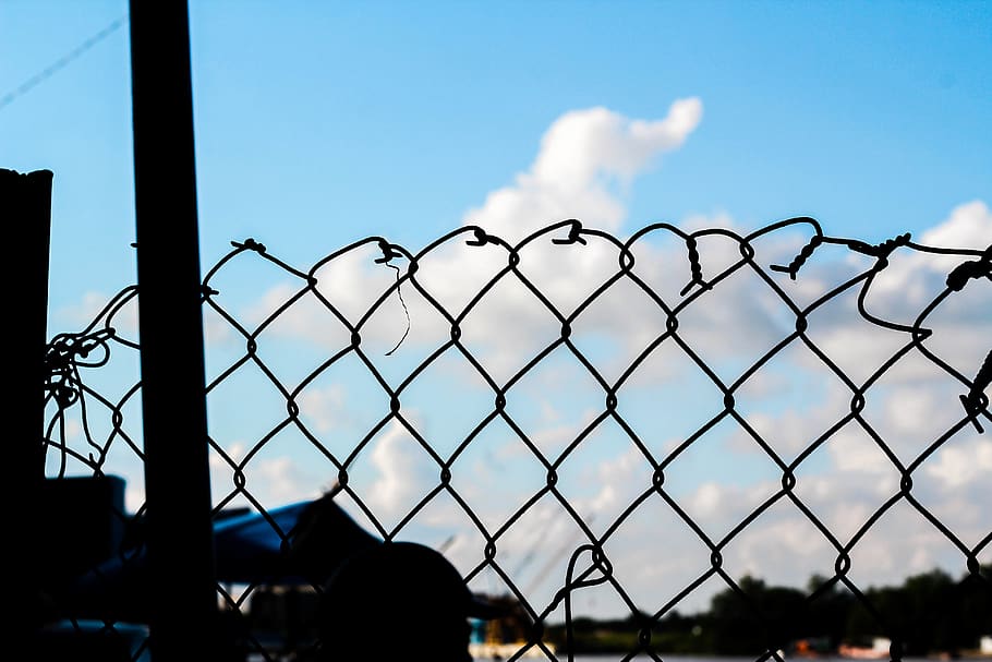 fence, security, boundary, safety, sky, barrier, protection HD wallpaper