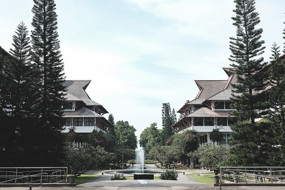 indonesia, bandung institute of technology, building, university, HD wallpaper