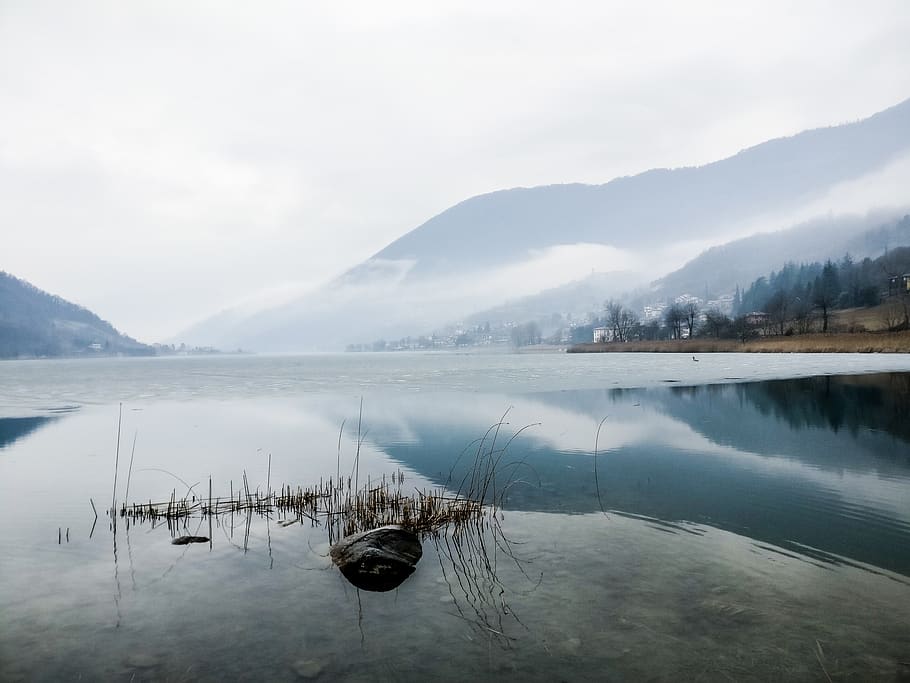 lake, winder, ice, cold, colder, wallpaper, wallpaper android HD wallpaper