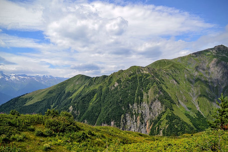 georgia, mestia, viewpoint, mountain, beauty in nature, scenics - nature, HD wallpaper