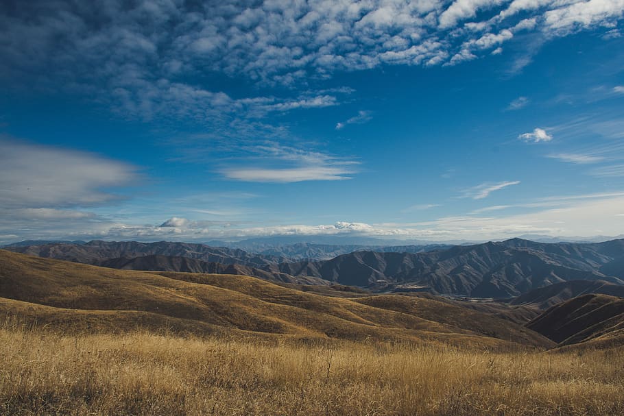 Scenic View Of Mountains, 4k wallpaper, clouds, environment, HD wallpaper HD wallpaper