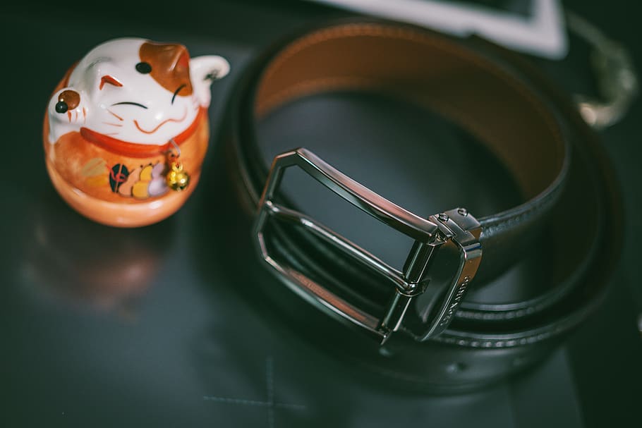 Black Leather Belt, accessory, no people, indoors, still life HD wallpaper