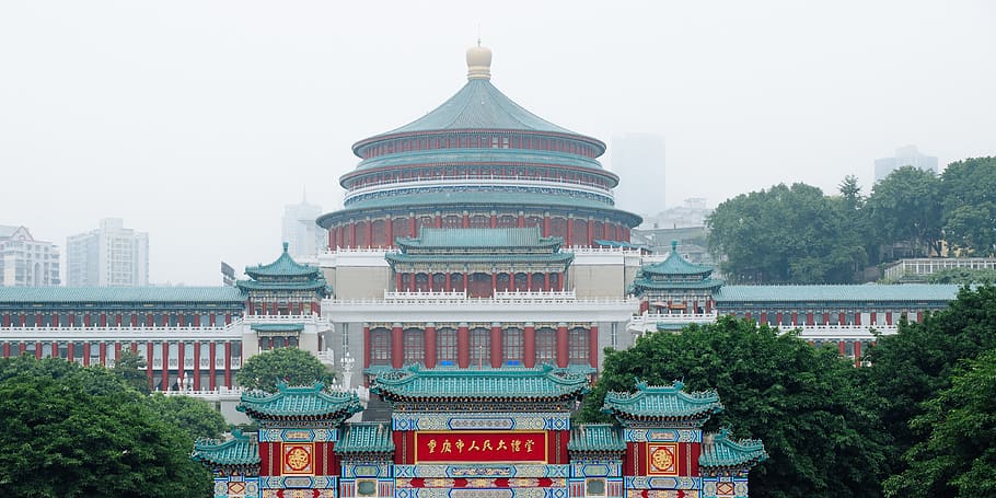 multicolored temple during daytime, architecture, building, pagoda HD wallpaper
