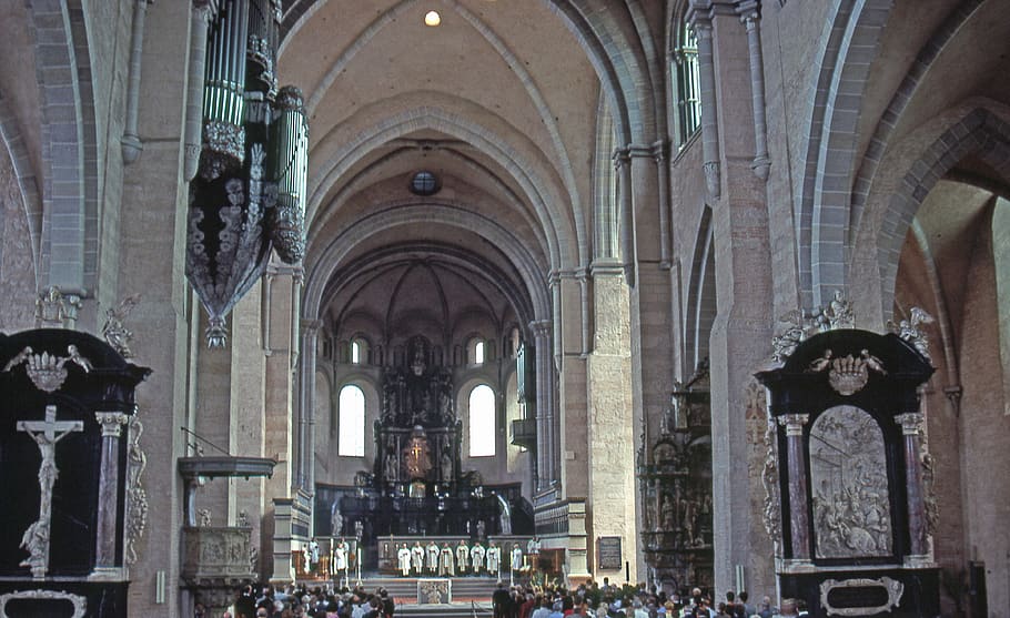 germany, trier, church, cathedral, catholic, religion, place of worship HD wallpaper
