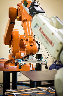 robot, arm, technology, robot arm, robotics, kawasaki, science HD wallpaper