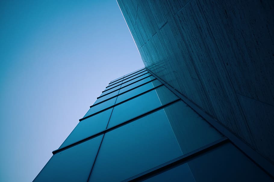 blue, architecture, building, structure, skyscraper, building exterior HD wallpaper